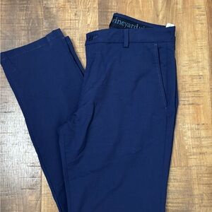 Vineyard Vines Men's Navy BluePants on the go performance pant 33 x 34